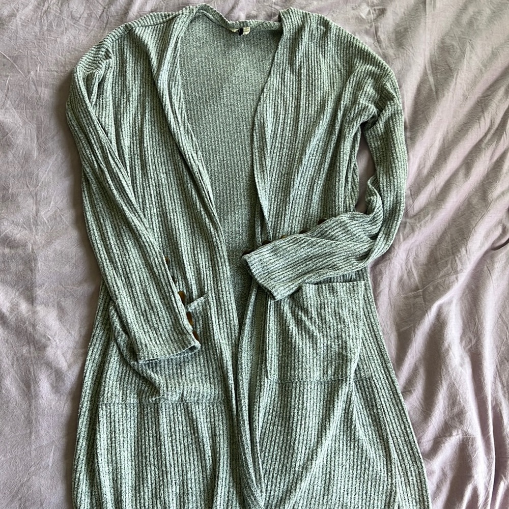 Grey cardigan
